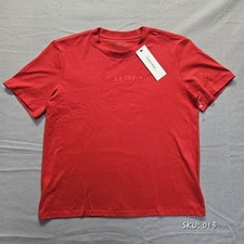 NWT - Calvin Klein Women's Size M, Red, Crewneck, Short sleeve T shirt picture