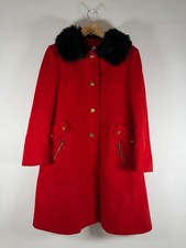 Vintage 70's Lacoda Modell Red Women Coat (Size: Picture) picture
