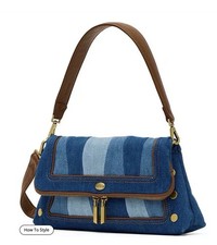 NWT Hammitt Beverly Medium Silverlake Denim Shoulder Bag $475 picture