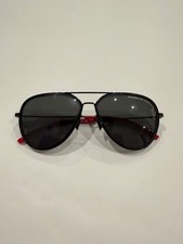 Porsche Design P8691 Aviator Sunglasses Black Red 60mm Authentic picture