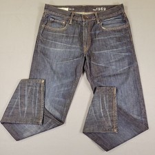 Gap 1969 Men's W32xL32 Denim Jeans Boot Cut Dark Blue picture
