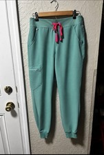 FIGS Women’s Zamora Jogger Scrub Pants Surgical Green Small NWOT medical picture