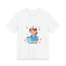 Cute Nurse T-Shirt Funny Nurse Gift for Women Bella Canvas Tee Shirt picture