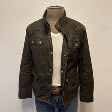 Vintage Rare J. Crew M Slim 2010s Barnes Engineer Waxed Cotton Field Jacket picture