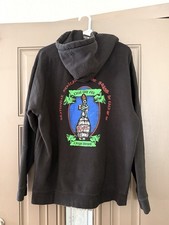 ROGUE Brewing Dead Guy Ale Hoodie Unworn Black Oregon Brewed Skeleton Size XL picture