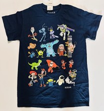 Disney Pixar Assorted Movie Characters Graphic T-Shirt picture