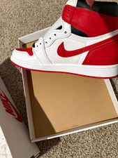 Jordan Air Jordan 1 Retro High OG Heritage 2022 Red/White/Black 9.5 555088-161 picture