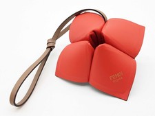 Fendi Red Nappa Leather Fortune Teller Large Bag Charm Do0726oxzde picture