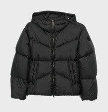NWT RPR $700 Colmar Unisex Black Hooded Quilted Puffer Jacket Full Zip Pockets picture