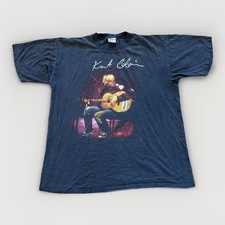 Vintage Nirvana Shirt Mens XL Kurt Cobain MTV Unplugged Black Distressed Grunge picture