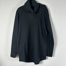 Columbia Holly Hideaway Waffle Cowl Neck Sweatshirt Medium Black Outdoor New $90 picture