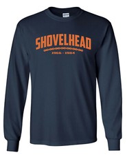 SHOVELHEAD Orange Years LONG SLEEVE T-shirt - Harley Davidson Biker Motorcycle picture