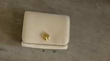 Kate Spade New York Kayla Pebbled Leather Small Women's Wallet White New W/Tags picture