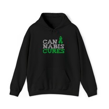 Cannabis Cures THC 420 CBD Unisex Heavy Blend™ Hooded Sweatshirt Hoodie picture