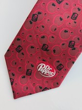 New Silk Chick-fil-A Dr Pepper Team Style Necktie Red Collectible picture