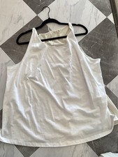 054 Lane Bryant White Scoop Neck Tank Top picture