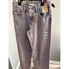 Levi's Superlow Loose Jeans Straight Leg Pink Waist 28 picture