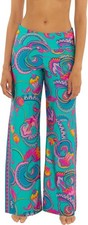 Trina Turk Mykonos Swim Cover Up Pants Women's Beach Pants NWT picture
