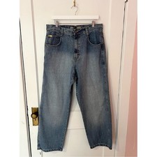 Vintage Southpole Baggy Wide Leg Jeans Y2K Skater Hip Hop Denim picture