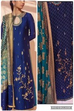 Pakistani Indian Designer SANIA MASKATIA Shalwar Kameez Dupatta 3 Piece picture