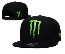 Unisex SnapBack Hat Flat Brim Moto/ Supercross Racing Black picture