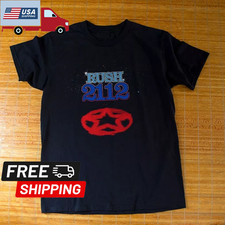 Rush 2112 1976 Vintage Progressive Rock Band Album Cover Graphic T-Shirt picture