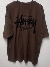 Stussy Toronto Brown Cut Tag Size XXL Rare picture