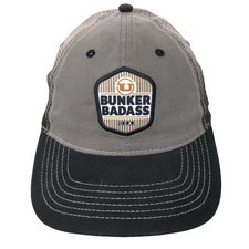 Bunker Badass USA Snapback Trucker Hat Multicolor One Size Adjustable picture