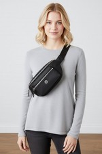 Latest New Tory Burch Black Nylon Belt Bag Sling Fanny Pack 170436 picture