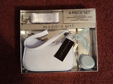 NWT MADDEN GIRL STEVE MADDEN 4 Piece Set Shoulder Bag BLUE  P picture