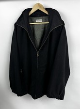 Giorgio Armani Ziper Jacket Vintage 80s Made Italy Size XL picture