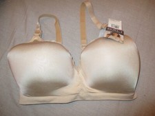845B8 Bali 3550 Comfort Revolution Convertible Wirefree Bra 40DD Beige picture