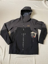 New Arc'teryx Rush Gore-tex Jacket Mens L Graphite / Blk / Yukon picture