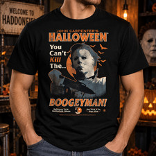 John Carpenter Halloween Michael Myers Boogeyman Horror T-Shirt picture