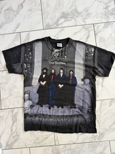 Vintage The Beatles 1990s Hey Jude AOP RARE Band Shirt Single Stitch Black Faded picture