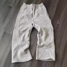 NEW Y2k Gray Casual Pants Vintage Functional Men's Women's Premium Jogging picture