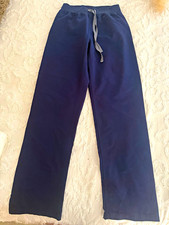FIGS Technical Collection Women’s Scrub Pants Size S Navy Solid Drawstring #5 picture