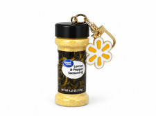Walmart Great Value Lemon Pepper Seasoning Bottle Purse Charm, Viral Bag Charm picture
