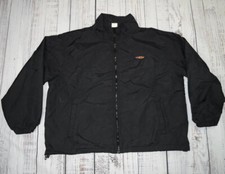 RARE VTG WENDY'S BARCO UNIFORMS MANAGERS UNIFORM NYLON JACKET LOGO 2XL VINTAGE picture