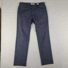 BRAX Pants Mens 34x31 Blue Cooper Fancy Regular Fit Chino Khakis picture