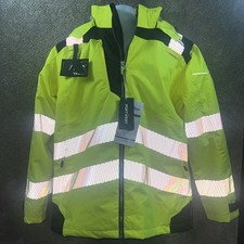 PORTWEST PW3 HI-VIS WINTER JACKET – PW365 Safety Rain Reflective Men Large NWT picture