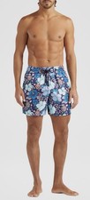 🔥 $320 Vilebrequin Men's Floral Turtle Swim Shorts Sz L 🔥 picture