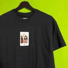 Lisa Blackpink Polaroid Graphic T-Shirt Mens Medium Black Cotton K-Pop Tee picture