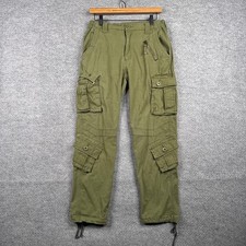Vintage Must Way Pants Mens 28 (30x27) Army Military Paratrooper Cargo Utility picture