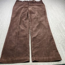 Vintage 60s 70s Big Mac Corduroy Pants Men 36x30 Bootcut Permanent Press Brown picture