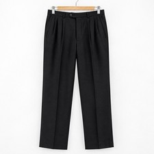 Lord & Taylor Men's 100% Wool Dress Pants NOS 1990s Pleated Size 32 Unhemmed NWT picture
