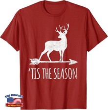 Funny Tis The Season Deer Bow Hunting T-Shirt picture