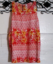 Women's Top Sleeveless Multicolored Floral Round Neck picture