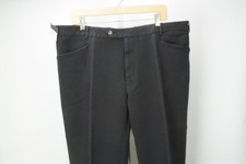 Burberry London Black Twill 100% Cotton Mens Chino Pants Sz 60 EU BRAND NEW picture