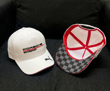 Porsche Motorsport PUMA Le Mans Team White Cap Official Racing Hat NWT picture